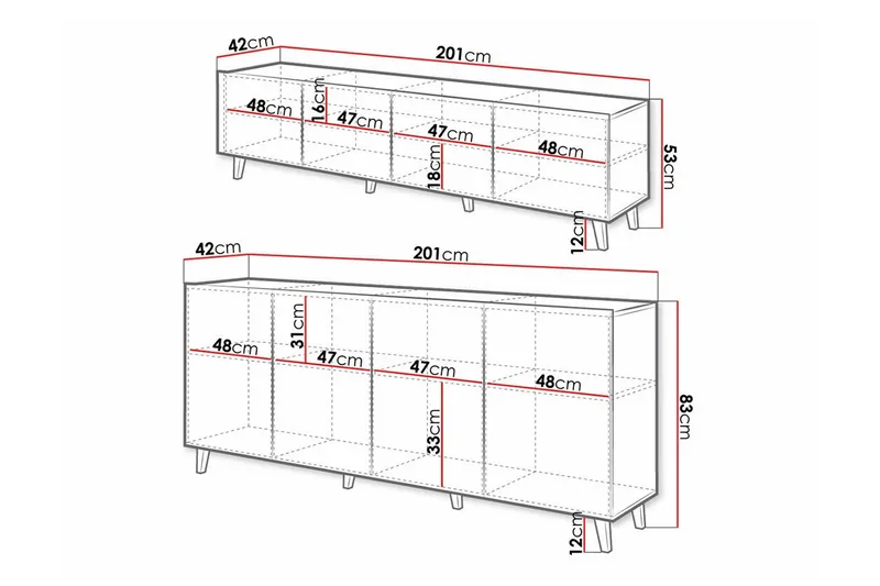 Strontian Möbelset För Vardagsrum Scandinavian Choice White - Möbler - Vardagsrum - Möbelset för vardagsrum