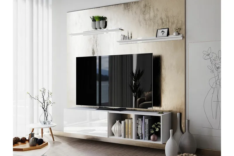 Summerville Möbelset För Vardagsrum White - Möbler - Vardagsrum - Möbelset för vardagsrum