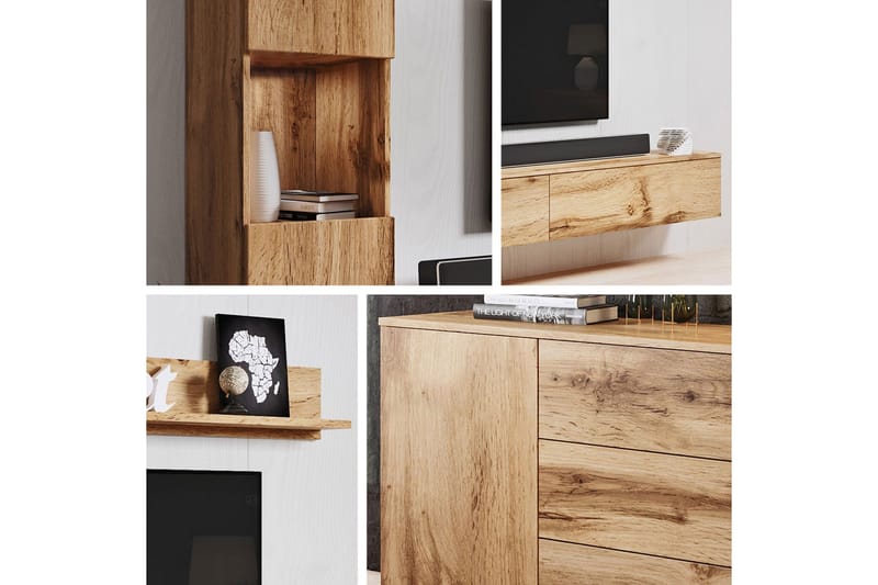 Valga Möbelset För Vardagsrum Vit - Vit - Möbler - Vardagsrum - Möbelset för vardagsrum