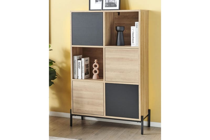 Moines Bokhylla 80 cm i Ek - Ljusbrun - Förvaring - Hyllor - Bokhylla