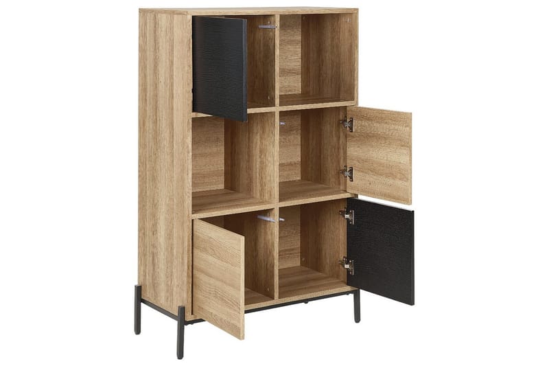 Moines Bokhylla 80 cm i Ek - Ljusbrun - Förvaring - Hyllor - Bokhylla