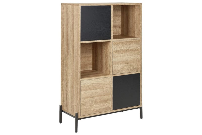 Moines Bokhylla 80 cm i Ek, Ljusbrun