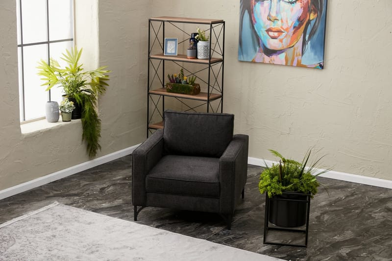 Retzow Fåtölj - Antracit - Möbler - Vardagsrum - Fåtöljer