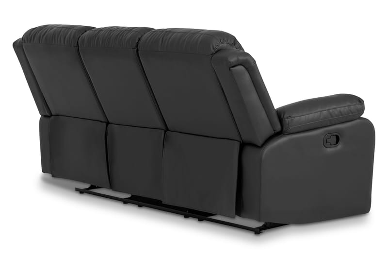 Norbo Soffgrupp 3-sits+2-sits Konstläder - Svart - Möbler - Vardagsrum - Soffgrupper