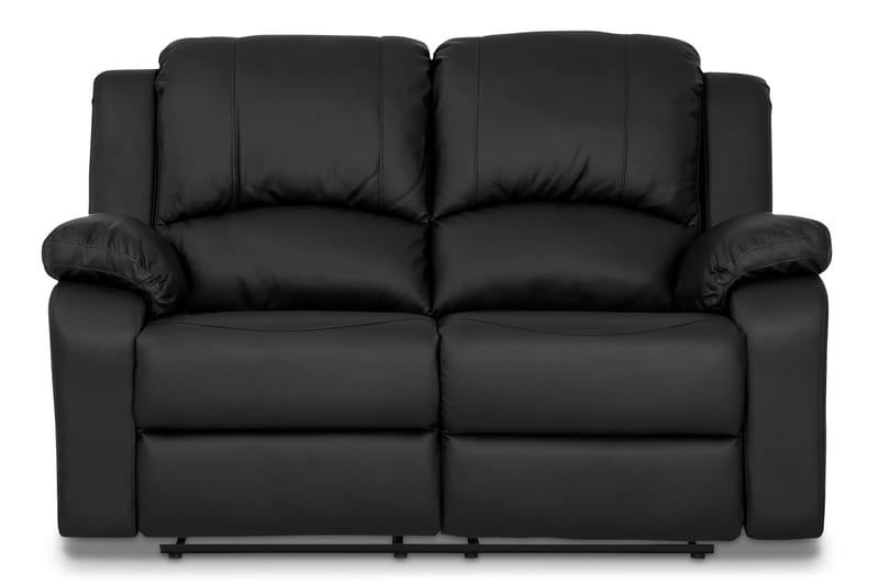Norbo Soffgrupp 3-sits+2-sits Konstläder - Svart - Möbler - Vardagsrum - Soffgrupper