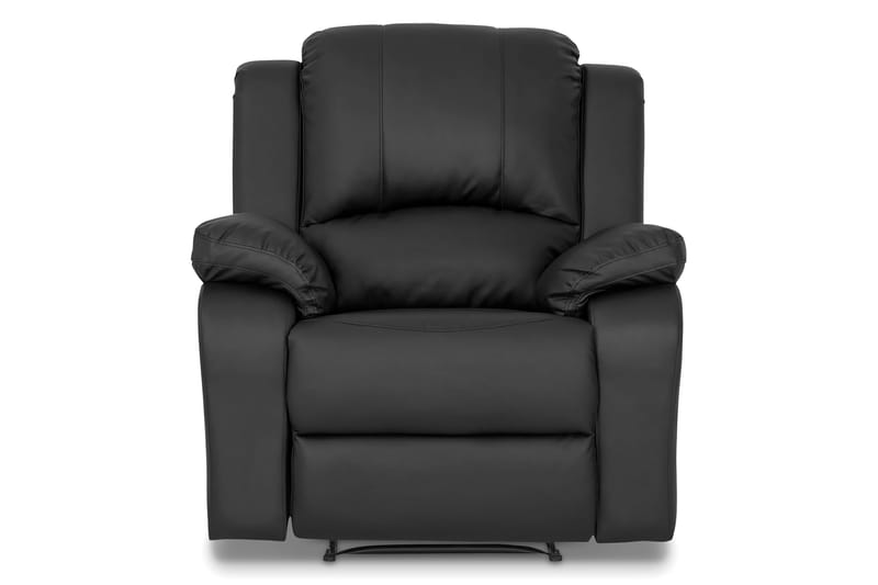 Norbo Soffgrupp 3-sits+Fåtölj Konstläder - Svart - Möbler - Vardagsrum - Soffgrupper