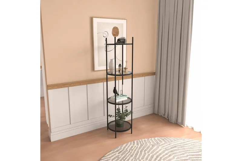 Parythe Bokhylla 42 cm, Svart