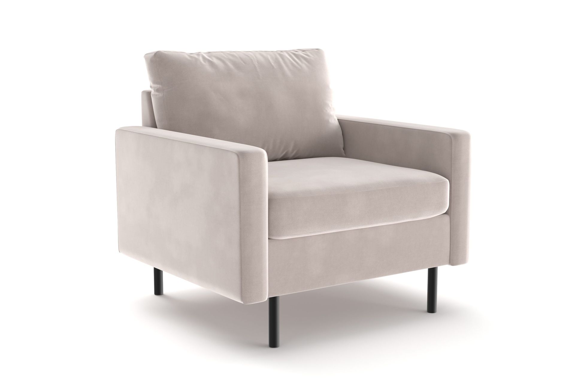 peppe manchester fåtölj 76 cm bred - beige