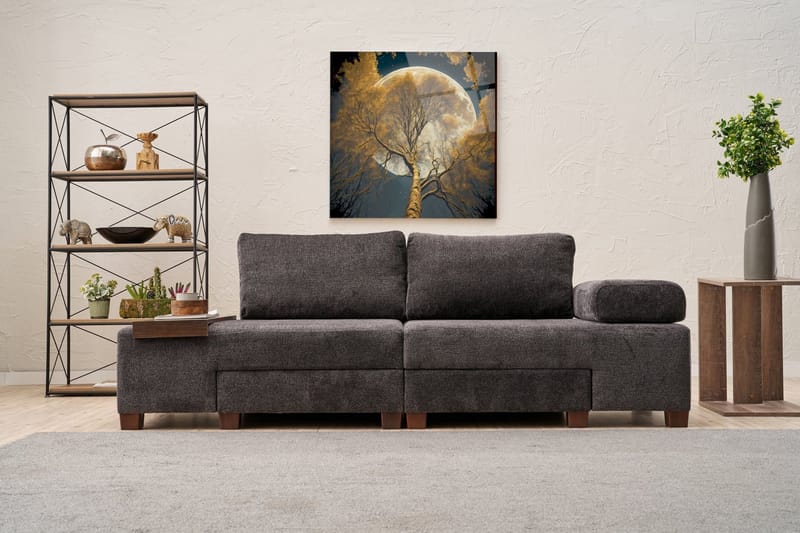 Perenna 3-sits Bäddsoffa - Antracit - Möbler - Vardagsrum - Bäddsoffor