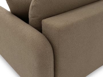 Quarlos 3-sits Bäddsoffa med Förvaring - Brun - Möbler - Vardagsrum - Bäddsoffor