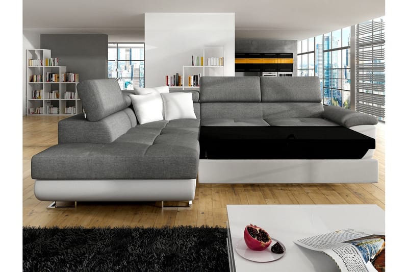 Reginia Bäddsoffa m. Schäslong 3-sits - Grön - Möbler - Vardagsrum - Bäddsoffor