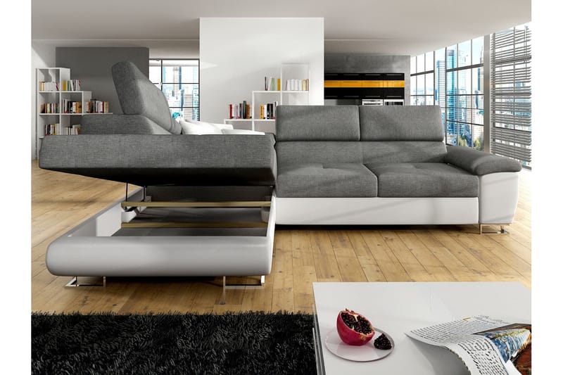 Reginia Bäddsoffa m. Schäslong 3-sits - Grön - Möbler - Vardagsrum - Bäddsoffor