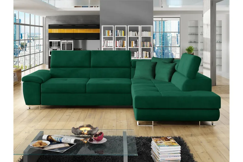 Reginia Bäddsoffa m. Schäslong 3-sits