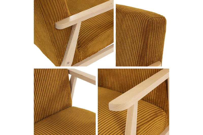 Retro Fåtölj - Beige - Möbler - Vardagsrum - Fåtöljer