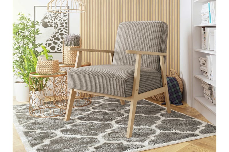 Retro Fåtölj - Beige - Möbler - Vardagsrum - Fåtöljer