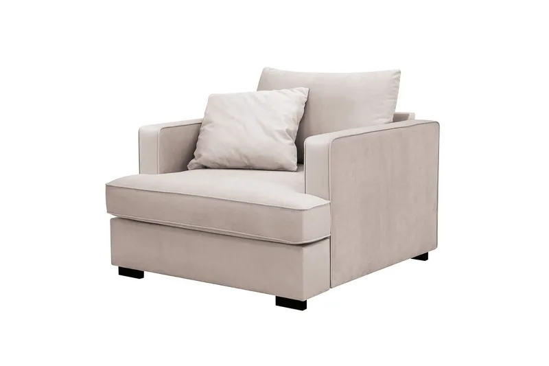 Rossita Extra Djup Fåtölj - Beige - Möbler - Vardagsrum - Fåtöljer