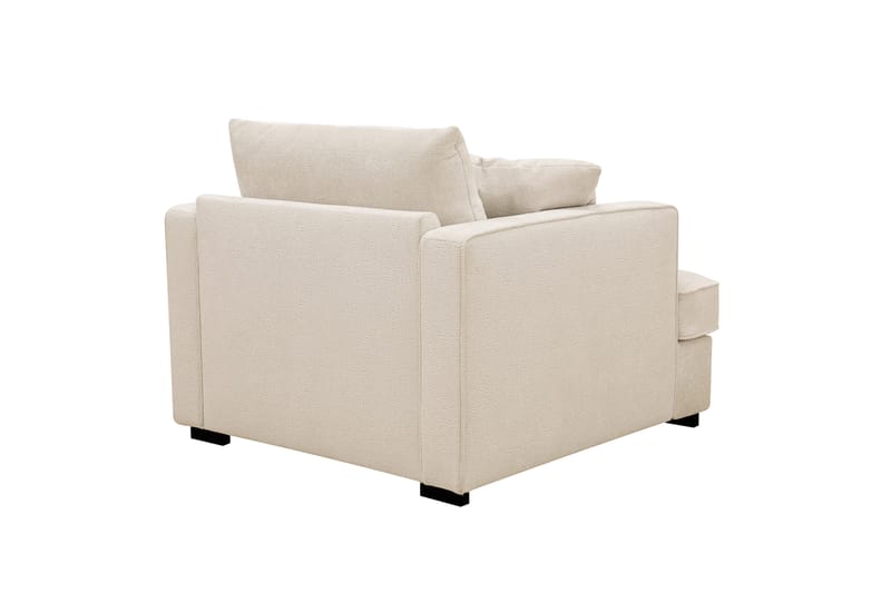 Rossita Extra Djup Fåtölj - Trenza 06, Beige Chenille - Möbler - Vardagsrum - Fåtöljer