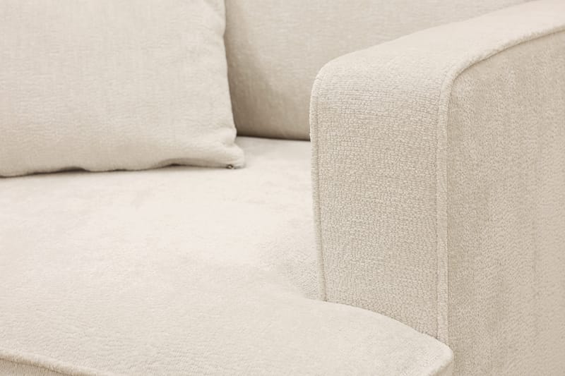 Rossita Extra Djup Fåtölj - Trenza 06, Beige Chenille - Möbler - Vardagsrum - Fåtöljer
