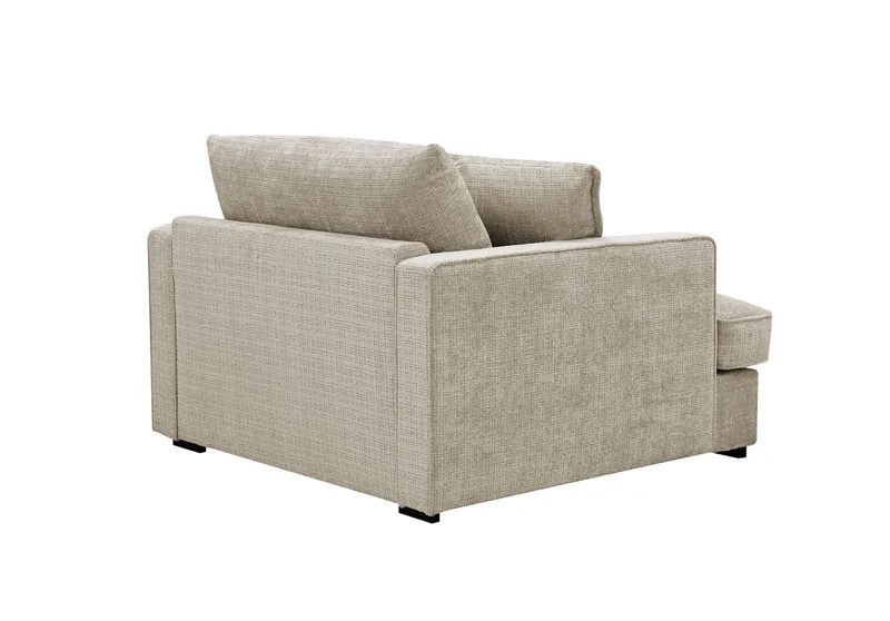 Rossita lyx Extra djup Fåtölj - Beige Chenille - Möbler - Vardagsrum - Fåtöljer