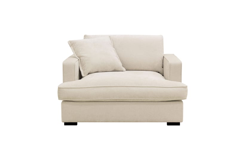 Rossita lyx Extra djup Fåtölj - Beige Chenille - Möbler - Vardagsrum - Fåtöljer