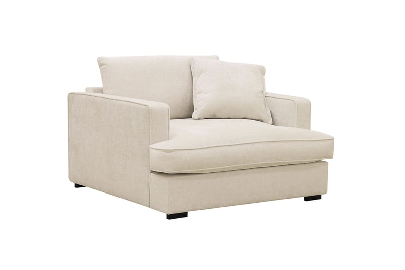 Rossita lyx Extra djup Fåtölj - Beige Chenille - Möbler - Vardagsrum - Fåtöljer