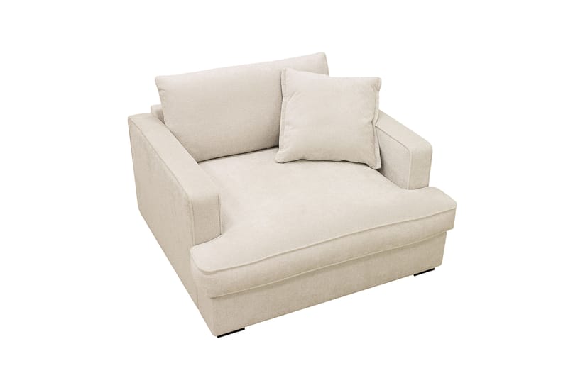 Rossita lyx Extra djup Fåtölj - Beige Chenille - Möbler - Vardagsrum - Fåtöljer