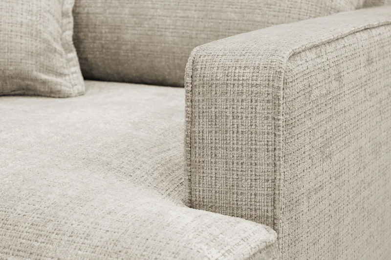 Rossita lyx Extra djup Fåtölj - Beige Chenille - Möbler - Vardagsrum - Fåtöljer