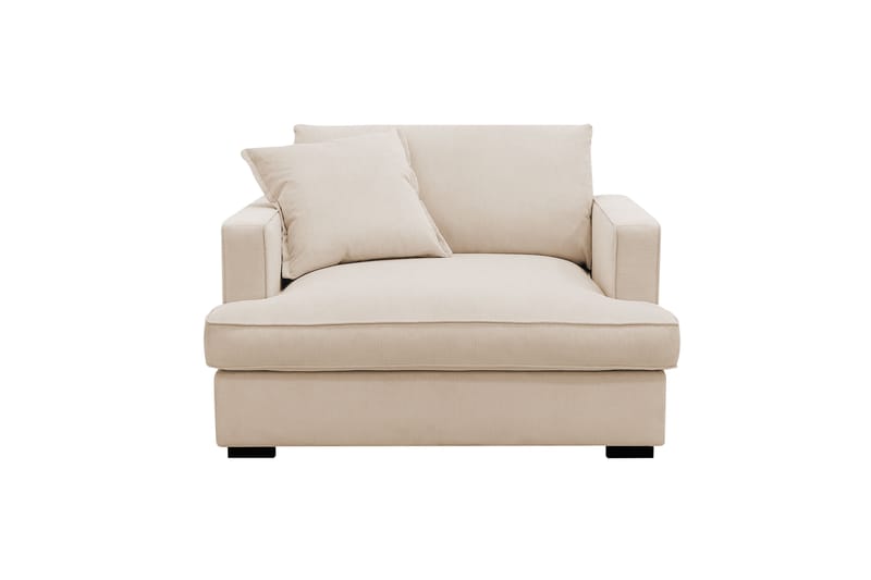 Rossita lyx Extra djup Fåtölj - Beige Manchester - Möbler - Vardagsrum - Fåtöljer