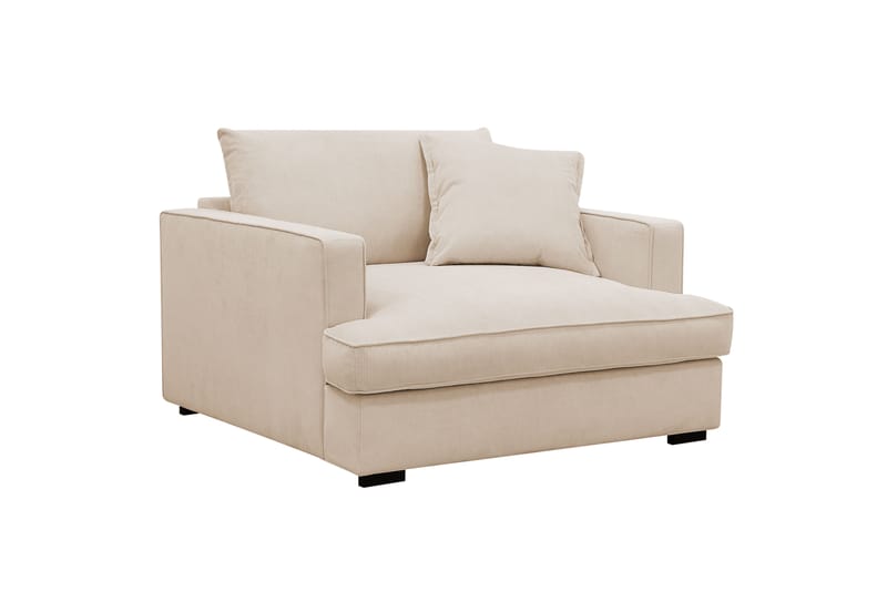 Rossita lyx Extra djup Fåtölj - Beige Manchester - Möbler - Vardagsrum - Fåtöljer