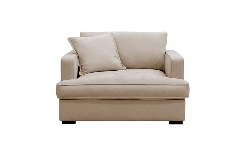 Rossita lyx Extra djup Fåtölj - Beige Tyg - Möbler - Vardagsrum - Fåtöljer