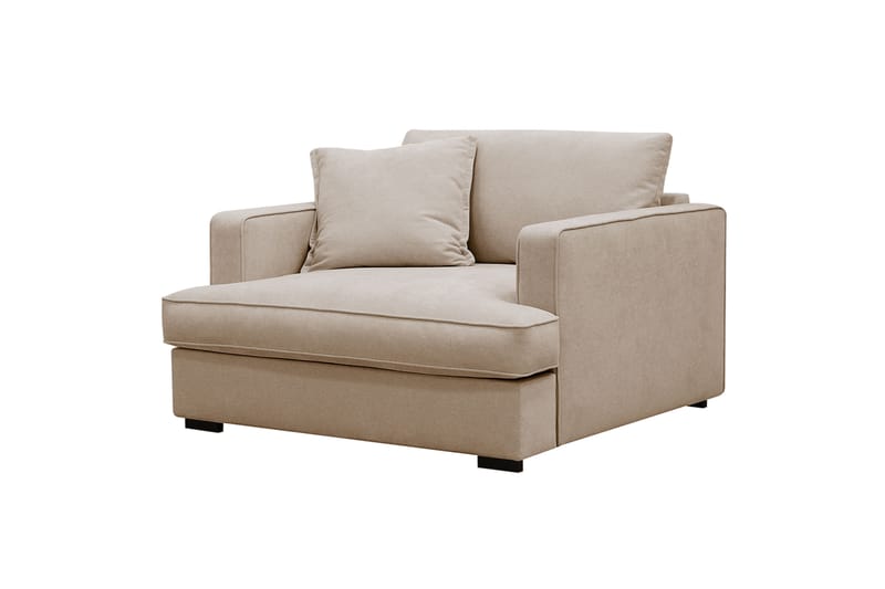 Rossita lyx Extra djup Fåtölj - Beige Tyg - Möbler - Vardagsrum - Fåtöljer