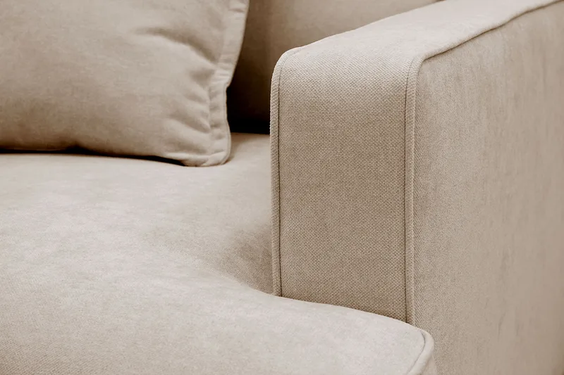 Rossita lyx Extra djup Fåtölj - Beige Tyg - Möbler - Vardagsrum - Fåtöljer