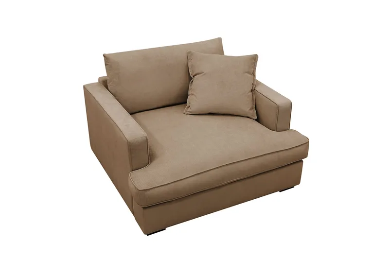 Rossita lyx Extra djup Fåtölj - Brun Manchester - Möbler - Vardagsrum - Fåtöljer