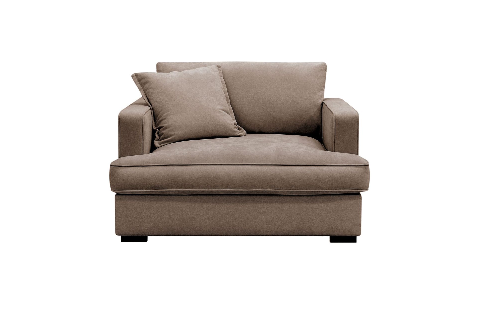 Rossita lyx Extra djup F&aring;t&ouml;lj - Brun Tyg