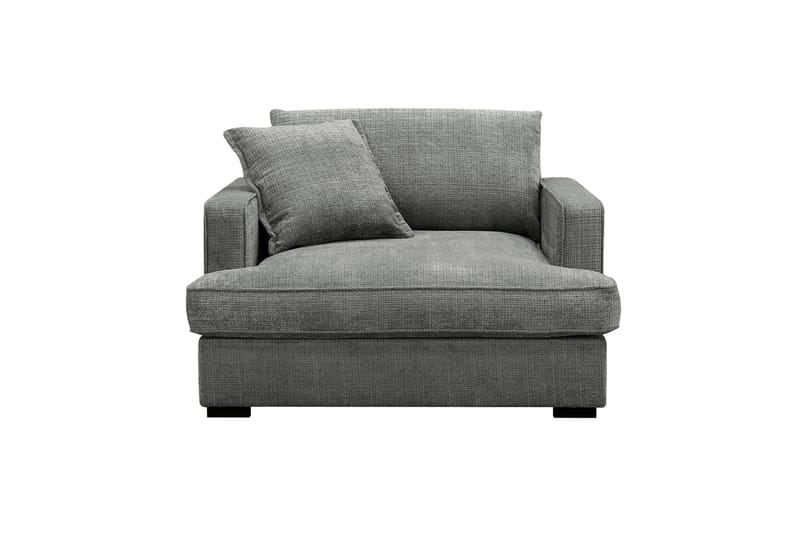 Rossita lyx Extra djup Fåtölj - Grå Chenille - Möbler - Vardagsrum - Fåtöljer