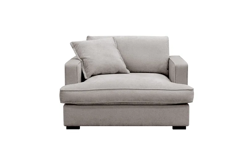 Rossita lyx Extra djup Fåtölj - Grå/Brun Chenille - Möbler - Vardagsrum - Fåtöljer