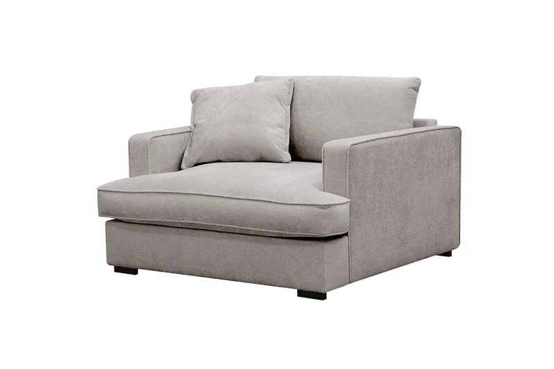 Rossita lyx Extra djup Fåtölj - Grå/Brun Chenille - Möbler - Vardagsrum - Fåtöljer