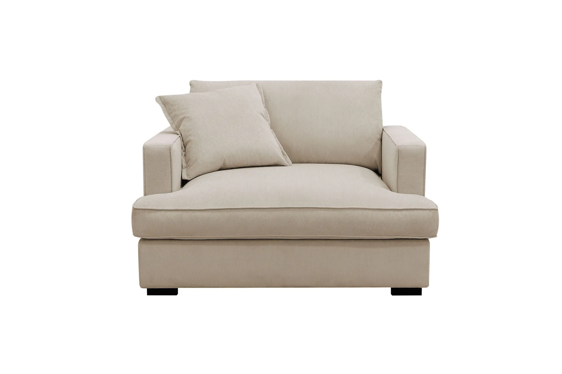 rossita lyx extra djup fåtölj - greige manchester