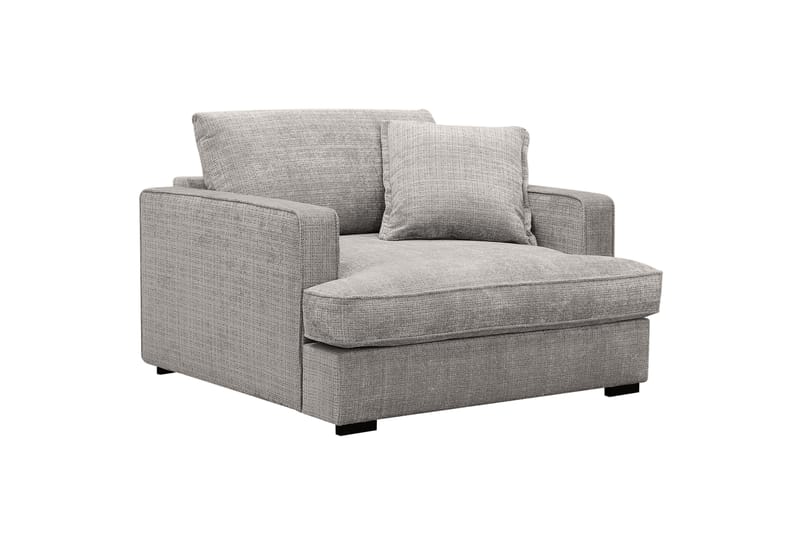 Rossita lyx Extra djup Fåtölj - Ljusgrå Chenille - Möbler - Vardagsrum - Fåtöljer