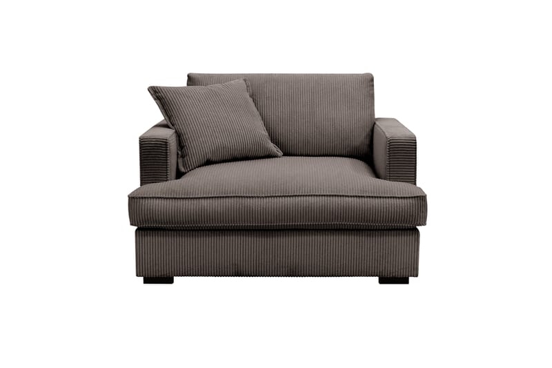 Rossita lyx Extra djup Fåtölj - Mörkgrå Manchester - Möbler - Vardagsrum - Fåtöljer