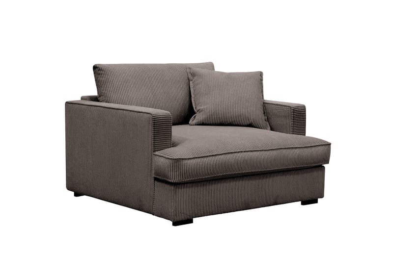 Rossita lyx Extra djup Fåtölj - Mörkgrå Manchester - Möbler - Vardagsrum - Fåtöljer