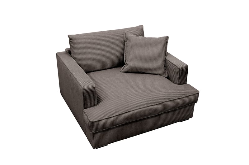 Rossita lyx Extra djup Fåtölj - Mörkgrå Manchester - Möbler - Vardagsrum - Fåtöljer