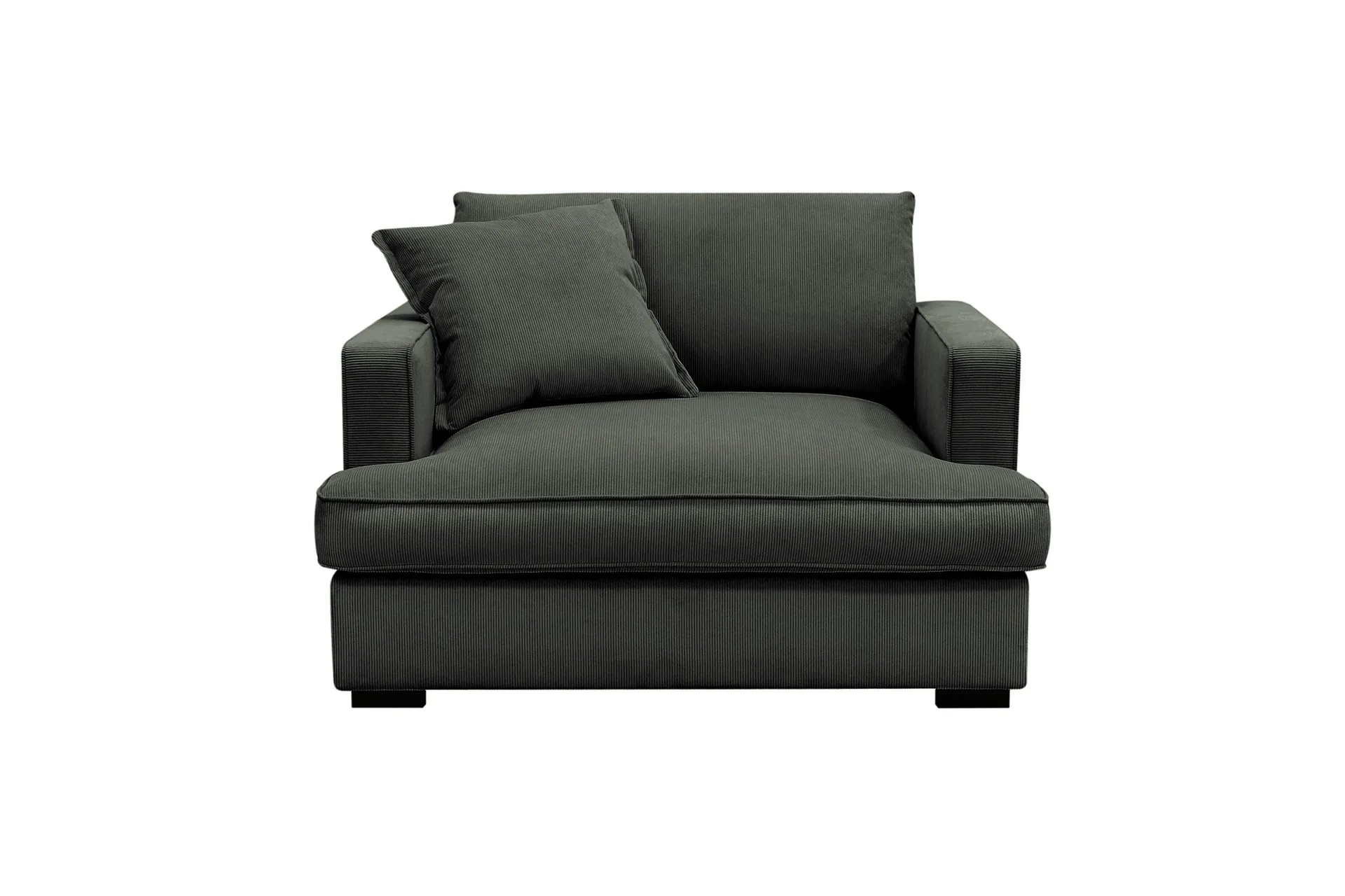 rossita lyx extra djup fåtölj - mörkgrön manchester