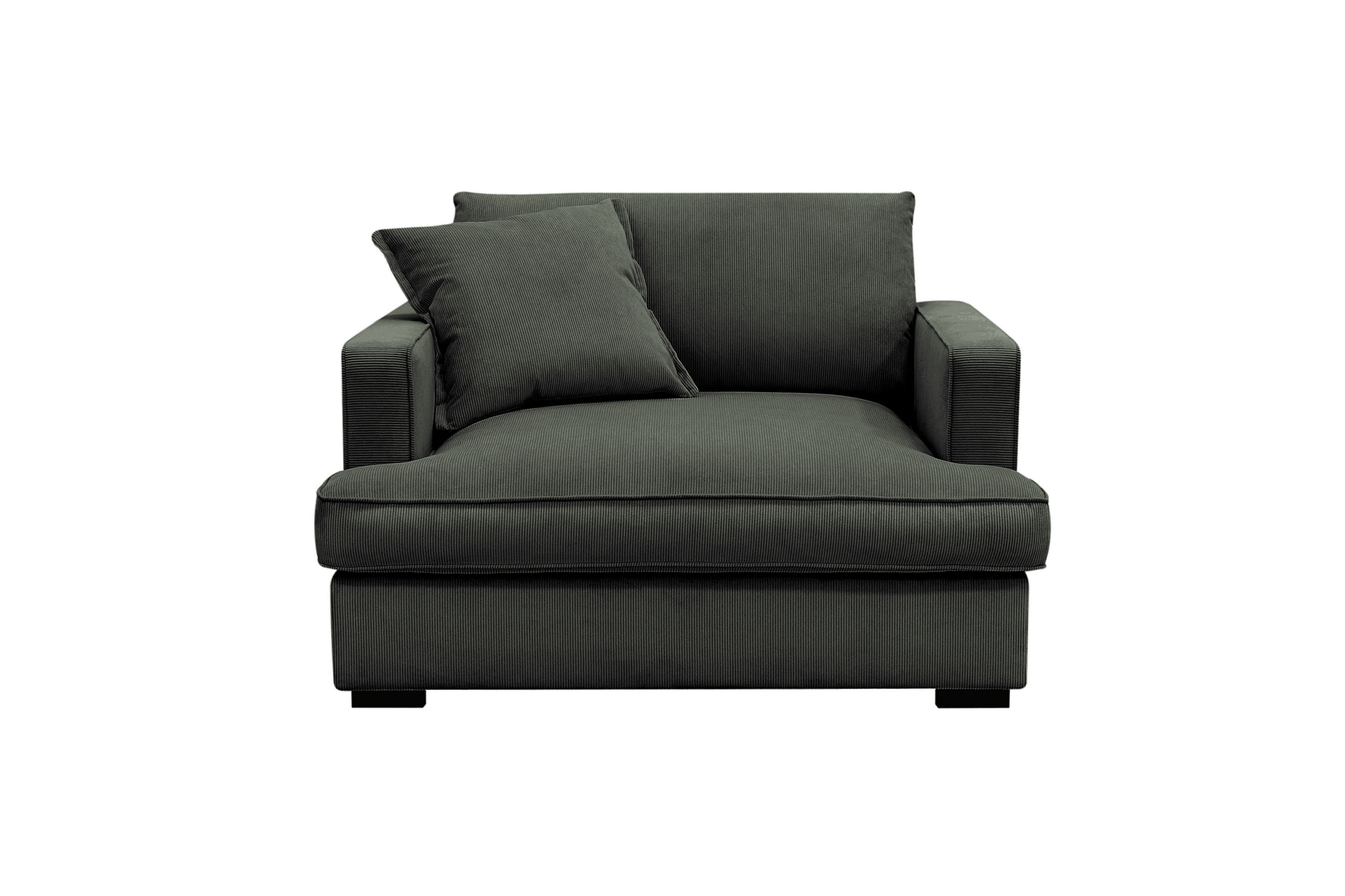 rossita lyx extra djup fåtölj - mörkgrön manchester