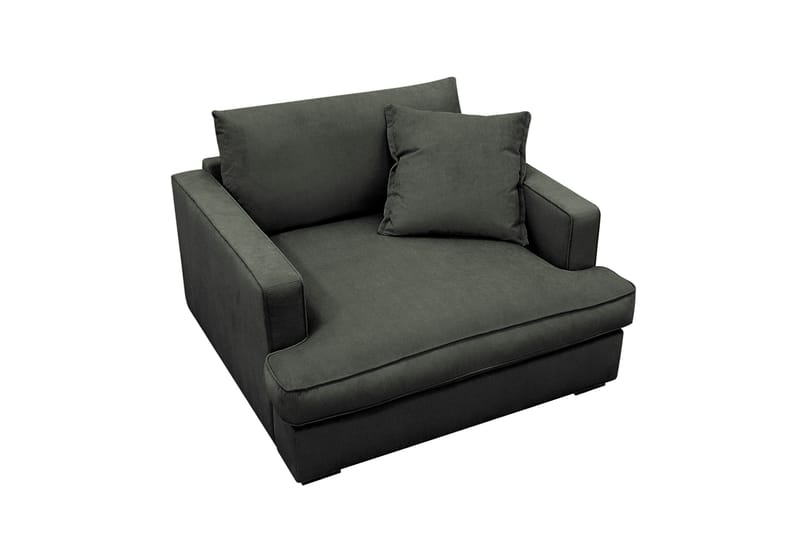 Rossita lyx Extra djup Fåtölj - Mörkgrön Manchester - Möbler - Vardagsrum - Fåtöljer