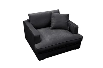 Rossita lyx Extra djup Fåtölj - Svart Chenille - Möbler - Vardagsrum - Fåtöljer