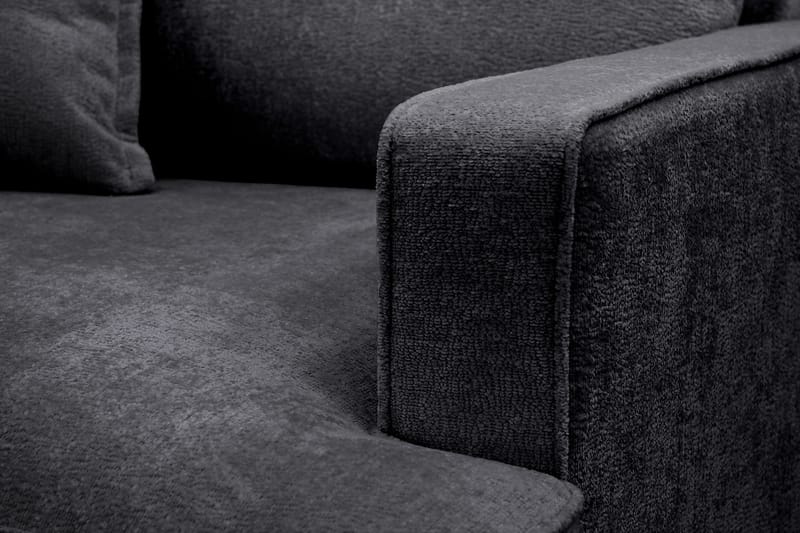 Rossita lyx Extra djup Fåtölj - Svart Chenille - Möbler - Vardagsrum - Fåtöljer