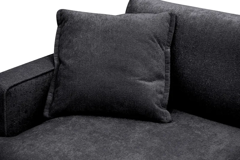 Rossita lyx Extra djup Fåtölj - Svart Chenille - Möbler - Vardagsrum - Fåtöljer