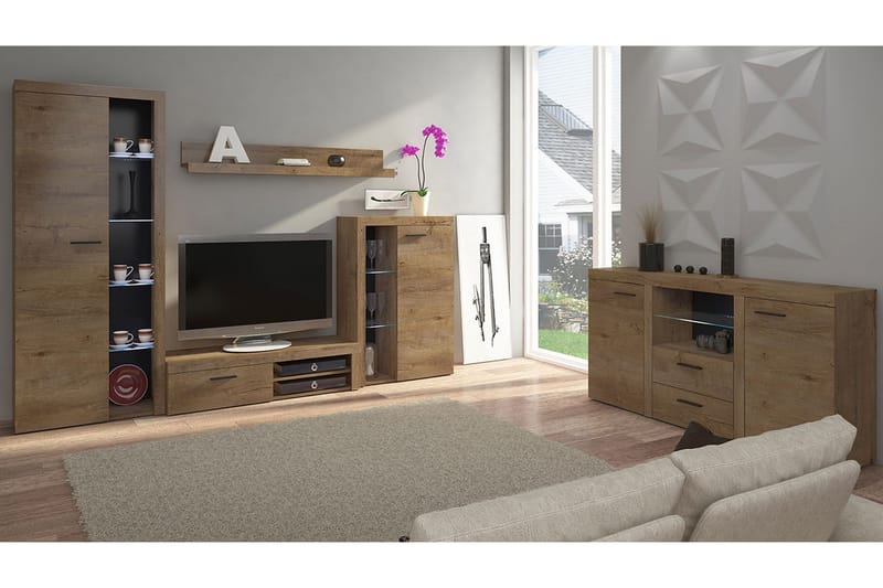 Rumba Soffgrupp, Beige/Brun