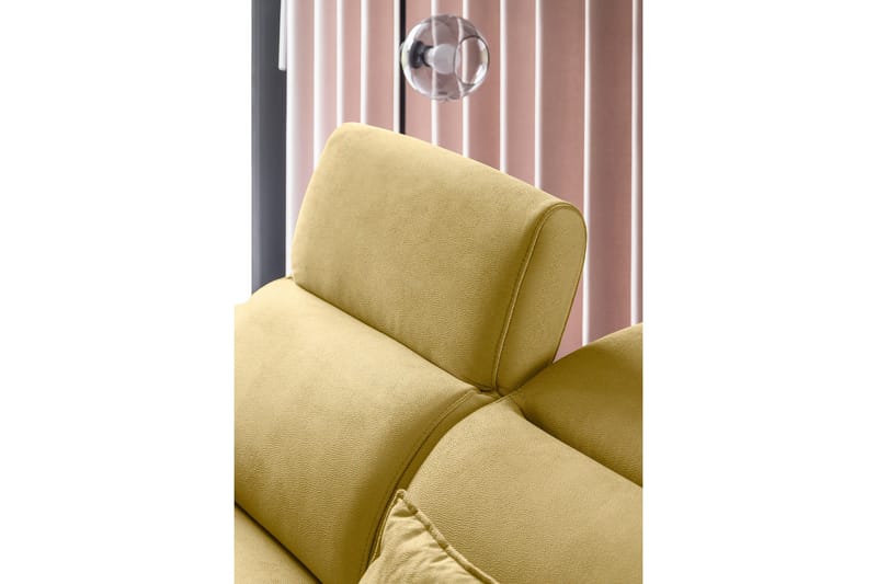 Sajda Bäddsoffa m. Schäslong 3-sits - Gul - Möbler - Vardagsrum - Bäddsoffor